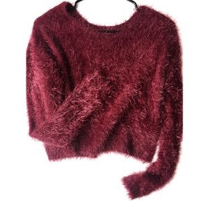 Hollister fuzzy sweater